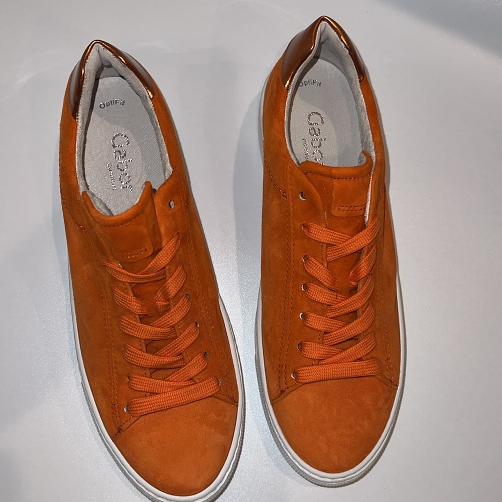 🧡NWT GABOR ART 6.460 ORANGE SNEAKERS SIZE MENS 7/ WOMENS 9 - Picture 12 of 16